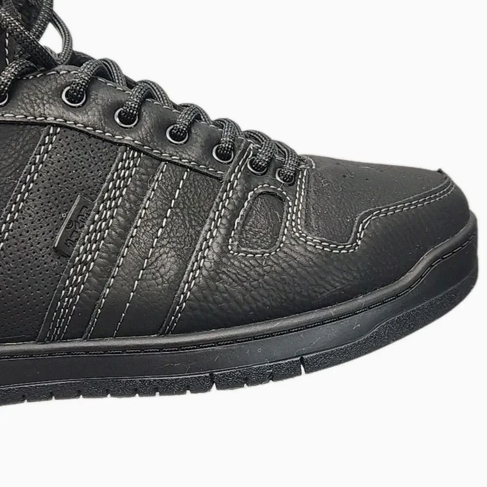 Levi's Sneaker Shoe Black High Top Sherpa Trim Women Size 9 Synthetic Lace-up